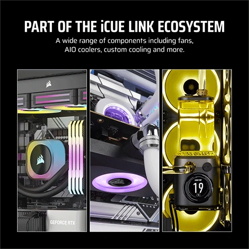 Corsair iCUE Link LX140-R RGB Expansion Single Pack Cabinet Fan